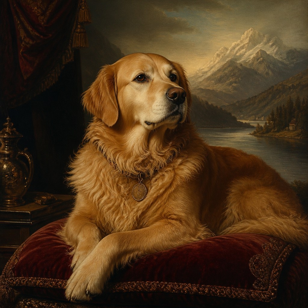 Classic Pet Portrait Art Style example artwork 2