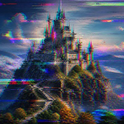 majestic castle on a hilltop