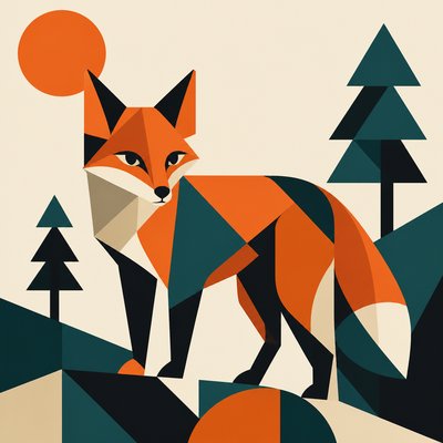 animal standing in natural pose