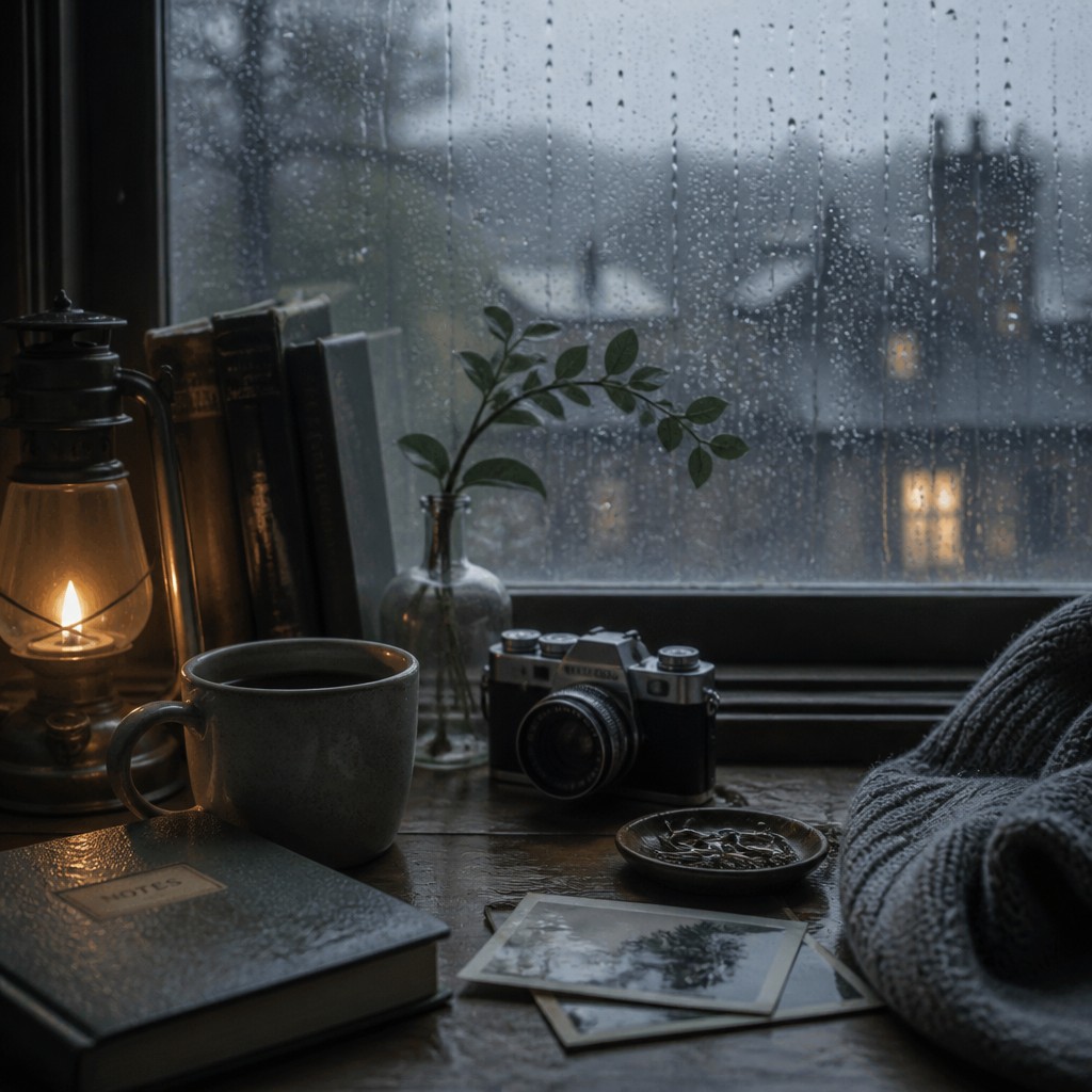 still life with everyday objects — Rainy Day Aesthetic