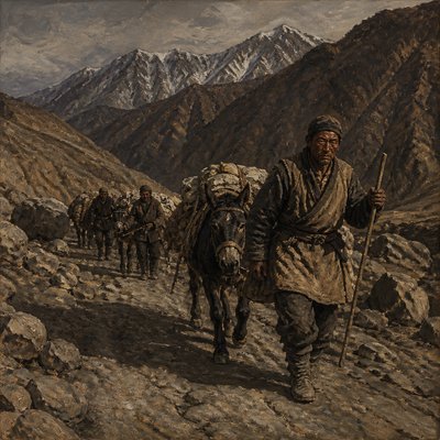wide landscape with natural scenery — Social Realism Art Style