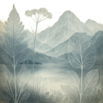 Botanical X-Ray Collage 2
