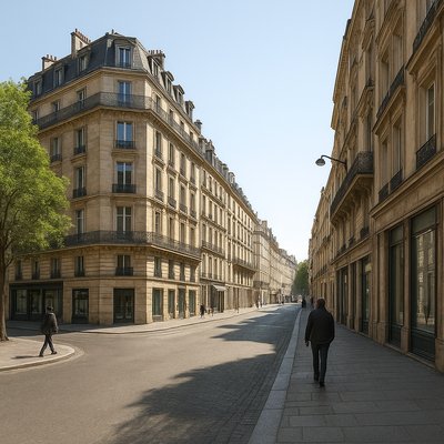 Realistic Landscape Art Style Style Transfer Example