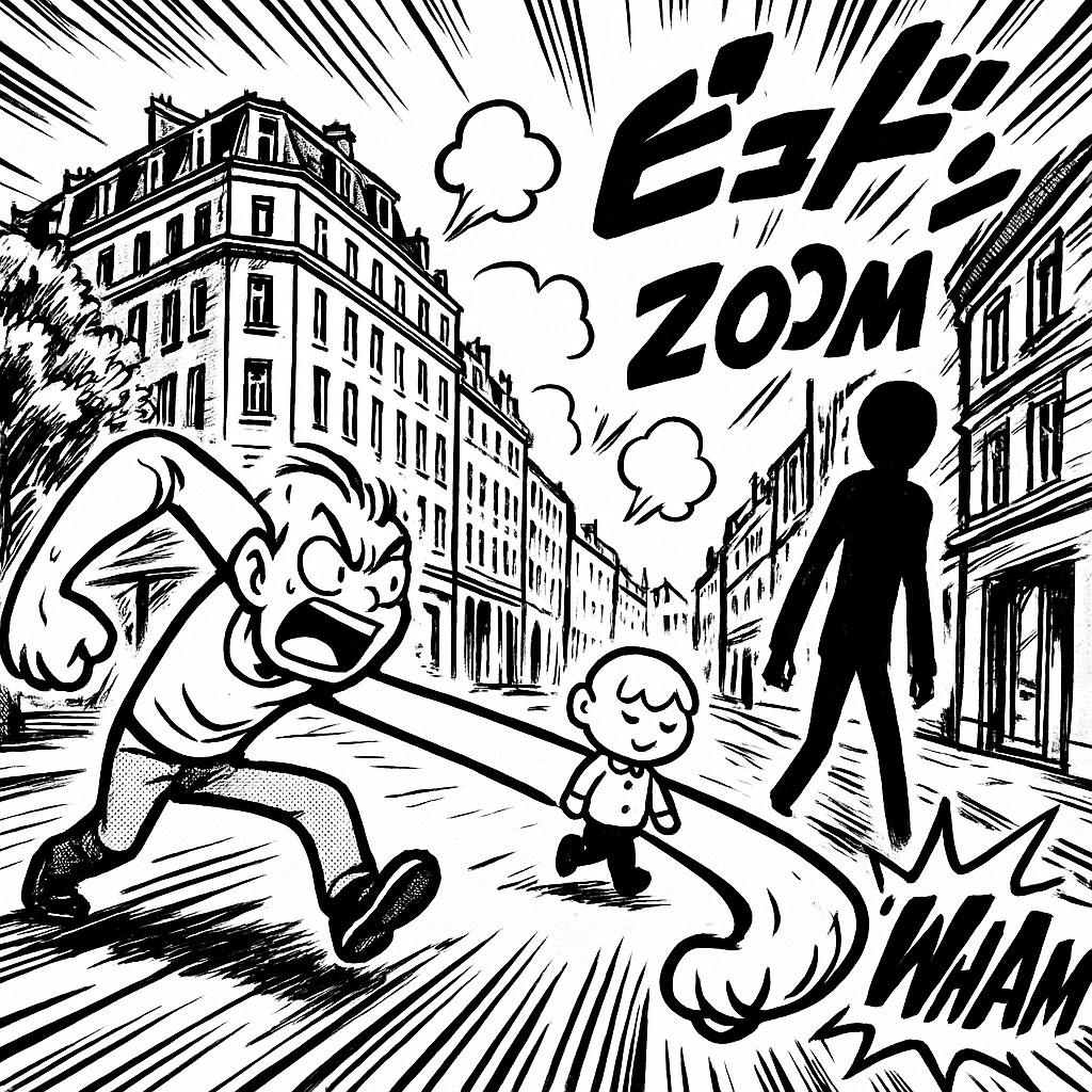 Gag Comedy Manga Art Style Style Transfer Example