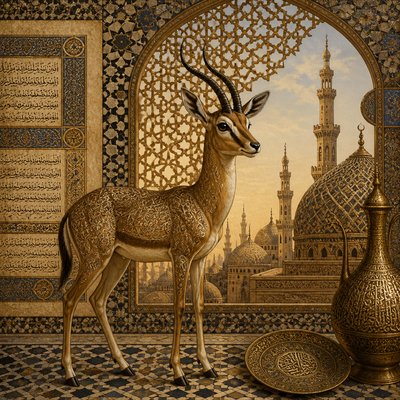 animal standing in natural pose — Cairo Art Style