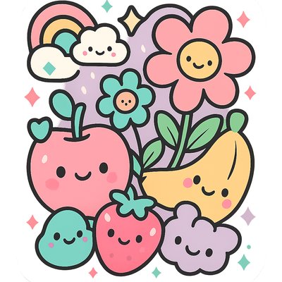 Kawaii Sticker Design 3