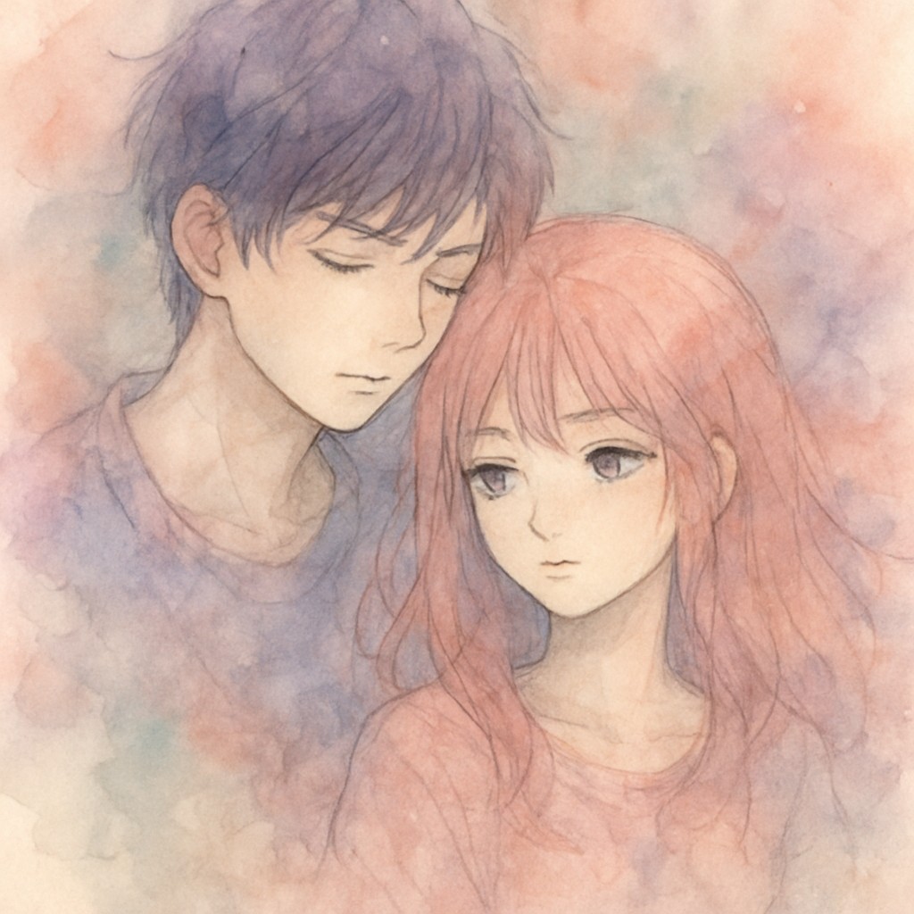 portrait of two people together