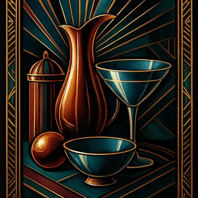 still life with everyday objects
