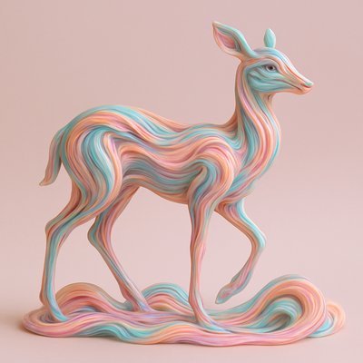 animal standing in natural pose