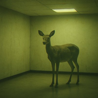 animal standing in natural pose