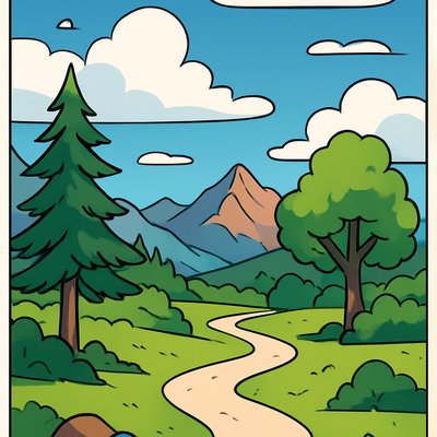 wide landscape with natural scenery