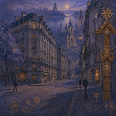 Lithuanian Art Style Style Transfer Example