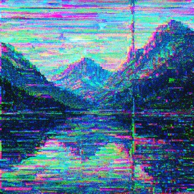 Digital Glitch Modern Art Style 2