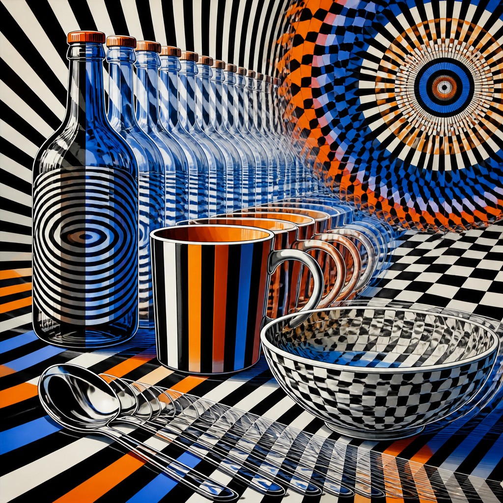 still life with everyday objects