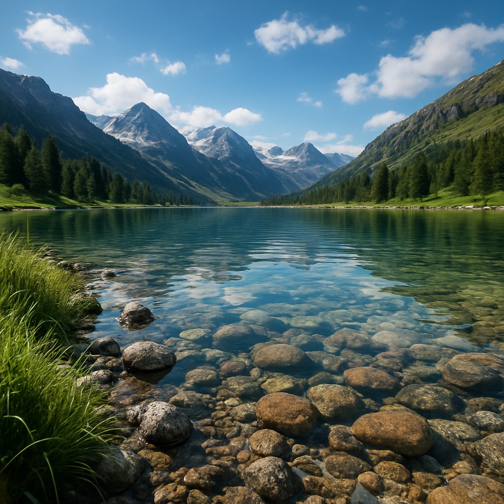 wide landscape with natural scenery