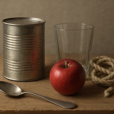 still life with everyday objects