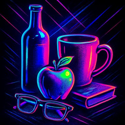still life with everyday objects