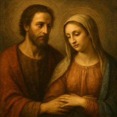 portrait of two people together