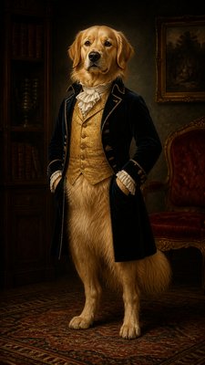 full-length portrait of an elegant figure