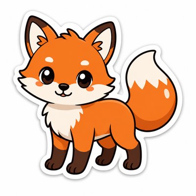 animal standing in natural pose