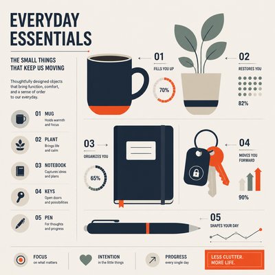 still life with everyday objects