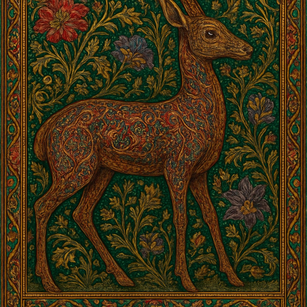 animal standing in natural pose