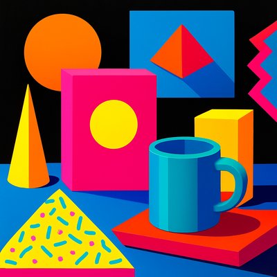 still life with everyday objects