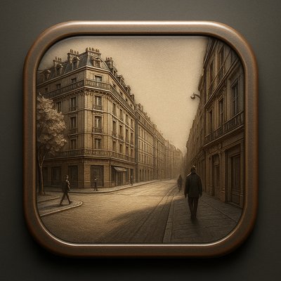 Skeuomorphic Icon Design Style Transfer Example