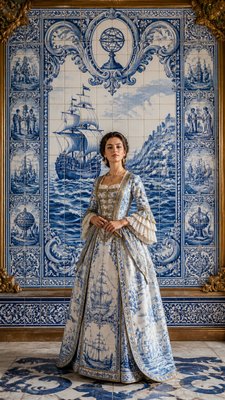 full-length portrait of an elegant figure