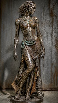 full-length portrait of an elegant figure