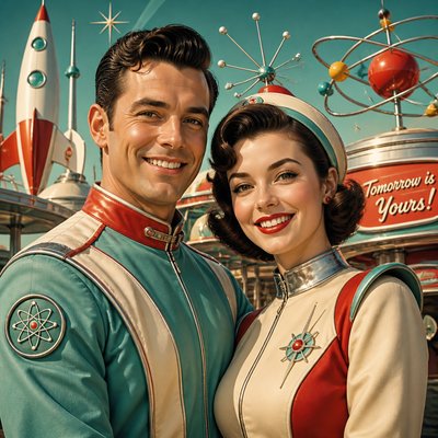 portrait of two people together