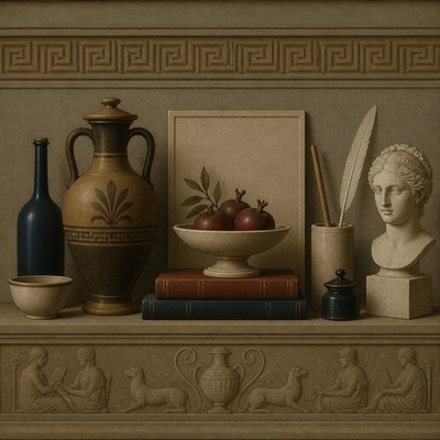 still life with everyday objects
