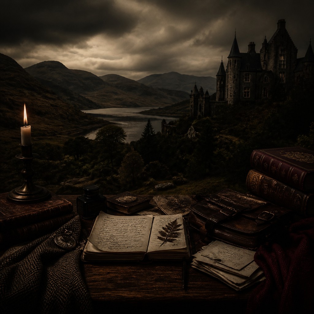 wide landscape with natural scenery — Dark Academia Aesthetic