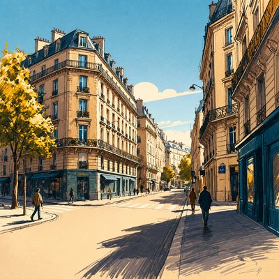 Digital Illustration Portrait Style Style Transfer Example
