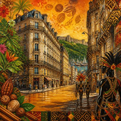 Grenadian Art Style Style Transfer Example