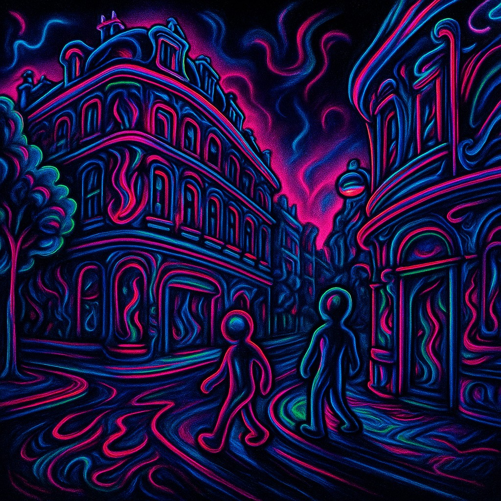 Lowbrow Art Style Style Transfer Example