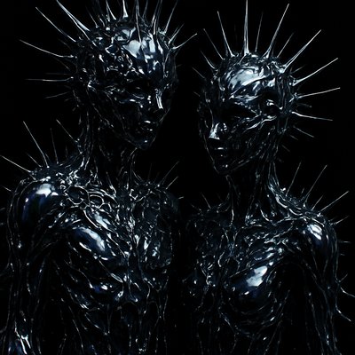 portrait of two people together