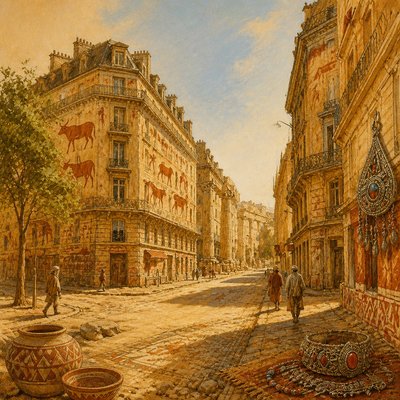Algerian Art Style Style Transfer Example