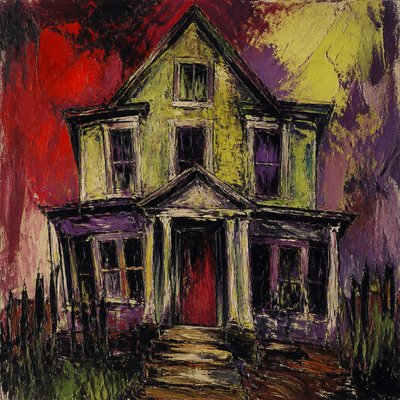 house with front view — Expressionist Portrait Style