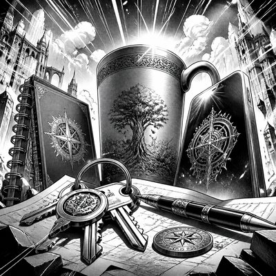 still life with everyday objects