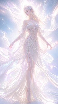 full-length portrait of an elegant figure