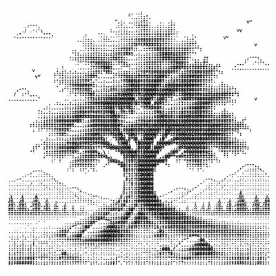 a tree in nature