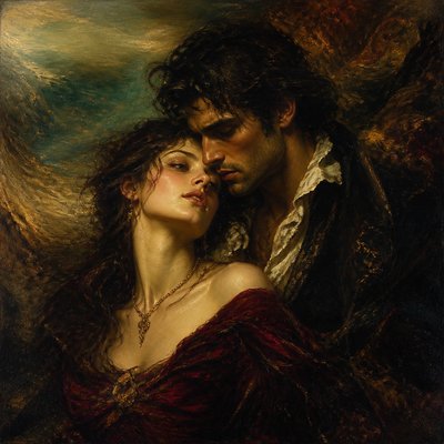 portrait of two people together