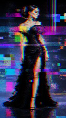 full-length portrait of an elegant figure
