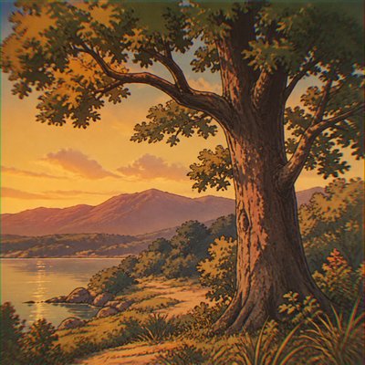 a tree in nature