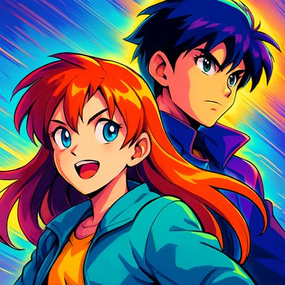 portrait of two people together