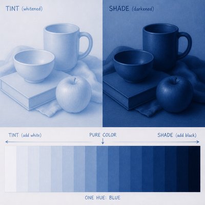 still life with everyday objects