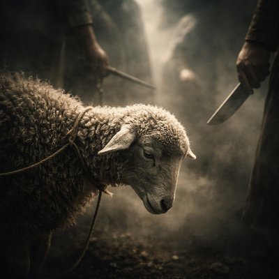 “He was oppressed, and he was afflicted, yet he opened not his mouth: he is brought as a lamb to the slaughter, and as a sheep before her shearers is dumb, so he openeth not his mouth.” (Isaiah 53:7, KJV)


