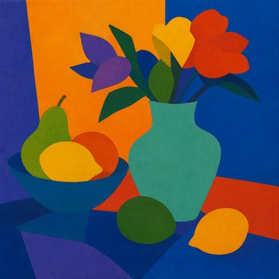 Color Field Abstract Art Style 3