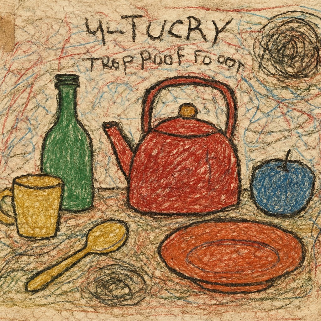 still life with everyday objects